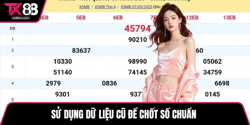 Sử dụng dữ liệu cũ để chốt số chuẩn